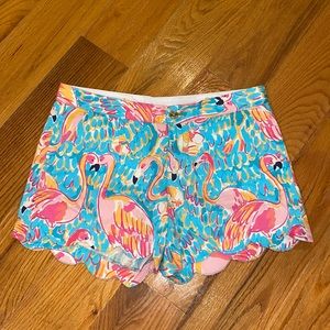 NWOT Lilly Pulitzer Shorts - Flamingo Peel N Eat